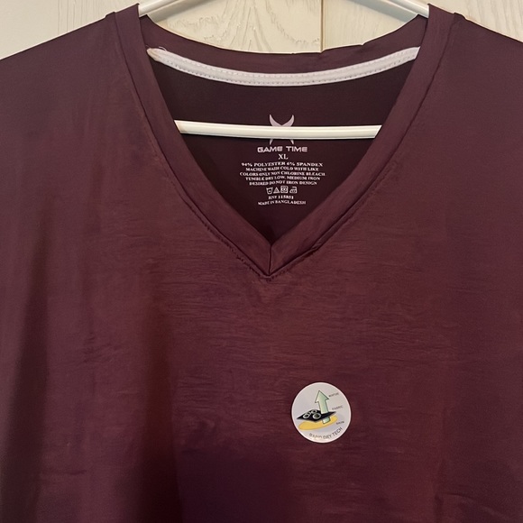 Game Time Athletic V Neck Tee - Picture 2 of 7